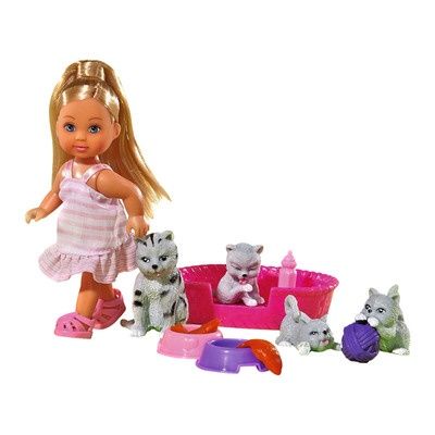 Лялька Evie Simba з кошенятами