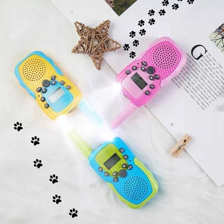 WALKIE TALKIE dla Dzieci 2szt Łoki Toki Krótkofalówki Zestaw ZASIĘG