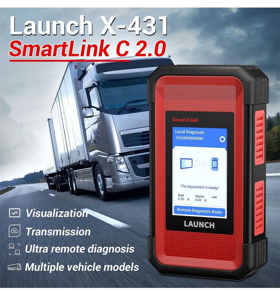 Launch X431 SmartLink C2.0 Módulo Maq Diagnóstico HD Pesados (NOVO)