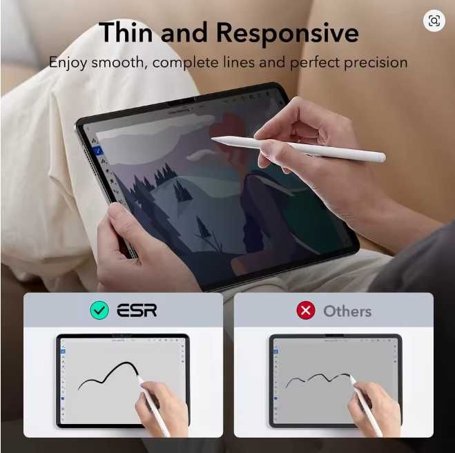 ESR Съемная магнитная Защитная пленка для iPad Air 5 13 2024/2025