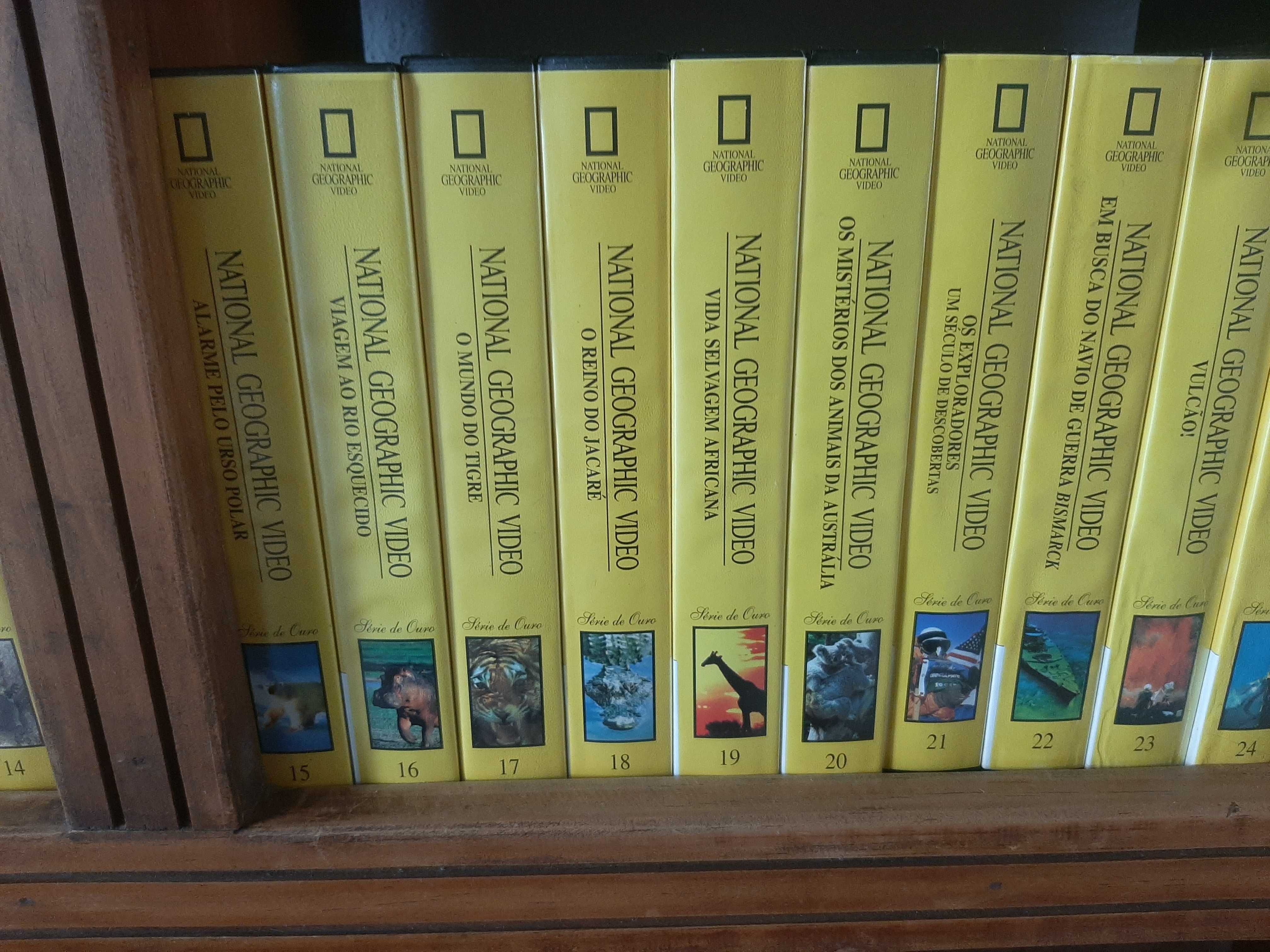 30 cassetes VHS National Geographic legendadas em Português