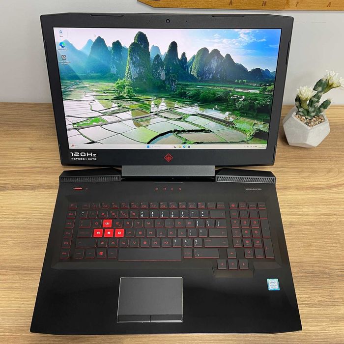 Gamingowy HP Omen 17" i7 16GB 512ssd/1TBhhd GTX 1070 8GB 120Hz Gwar