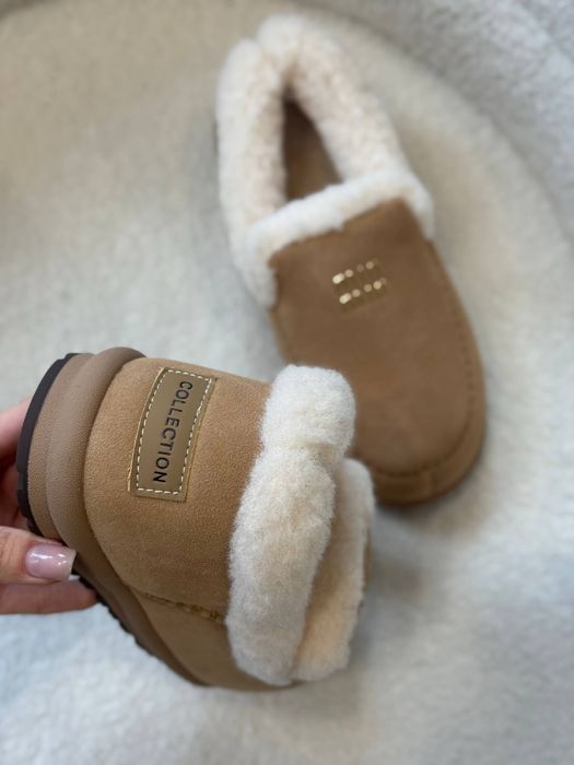 Тапки лофери miu miu замш 37,39р беж і коричневий колір