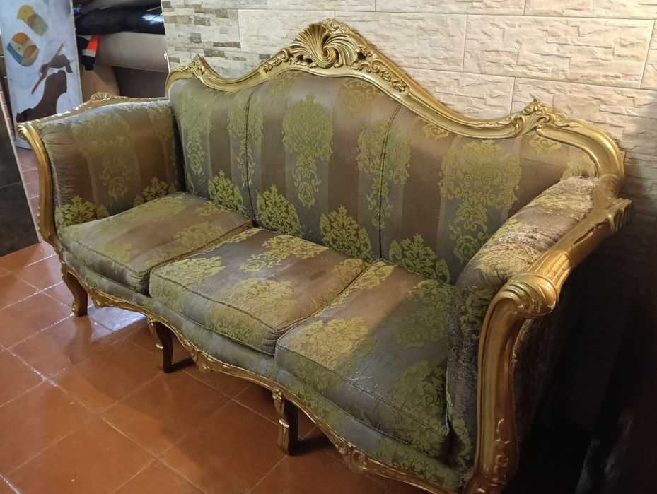 Sofá antigo Luís XIV