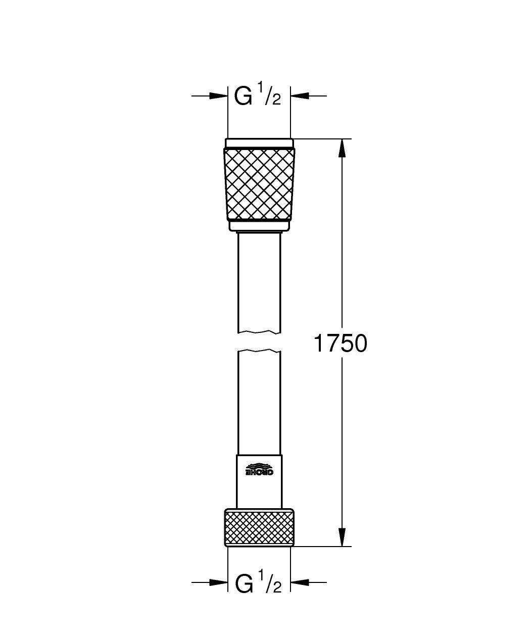 Шланг для душа Grohe Relexaflex 1750 мм длиной , Hansgrohe Kludi и др.