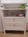 Komoda/przewijak ikea sundvik biała