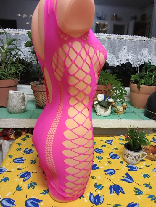 Różowa sukienka  roz uniwersalny od S do XL