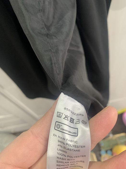 Płaszcz Kappahl M 40 42 oversize czarno prochowiec trencz płaszczyk