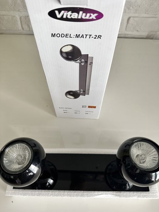 Kinkiet reflektor listwa podwójna