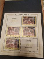Klaser znaczki Malarstwo Polskie