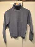 Golf sweter dla dziewczynki 146/152 niebieski