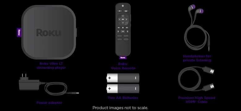 Новий Roku Ultra LT 2021 HD Digital Streaming Device - Black