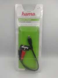 NOWY Subwoofer adapter Hama 2 RCA na RCA