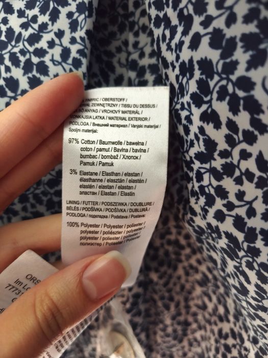 Marynarka żakiet niebieska XS Orsay
