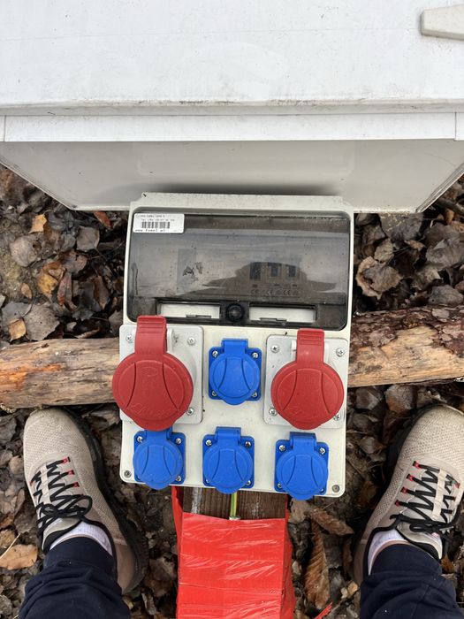 Skrzynka elektryczna przyłącze budowlane, rozdzielnia