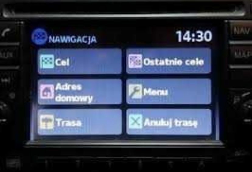 Nowe Mapy Nawigacja Nissan Connect v12 2022/2023 + polskie menu