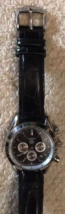 Zegarek TAG HEUER WH 1211-D CZARNY PASEK czarna tarcza JAK NOWY