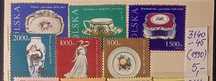 1990 Polska znaczki porcelana czyste serie