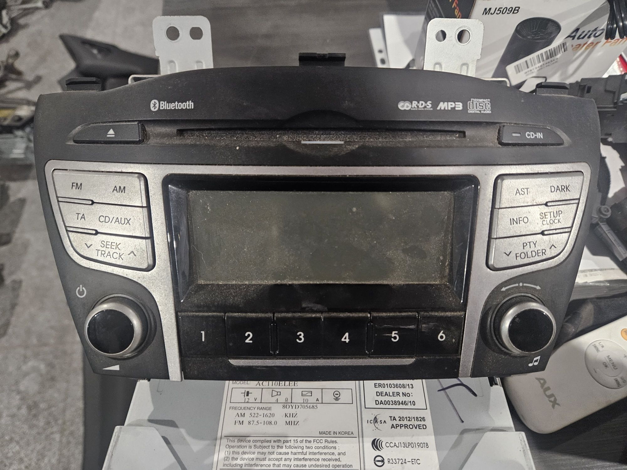 Hyundai IX35 Radio Cd Mp3 Bluetooth