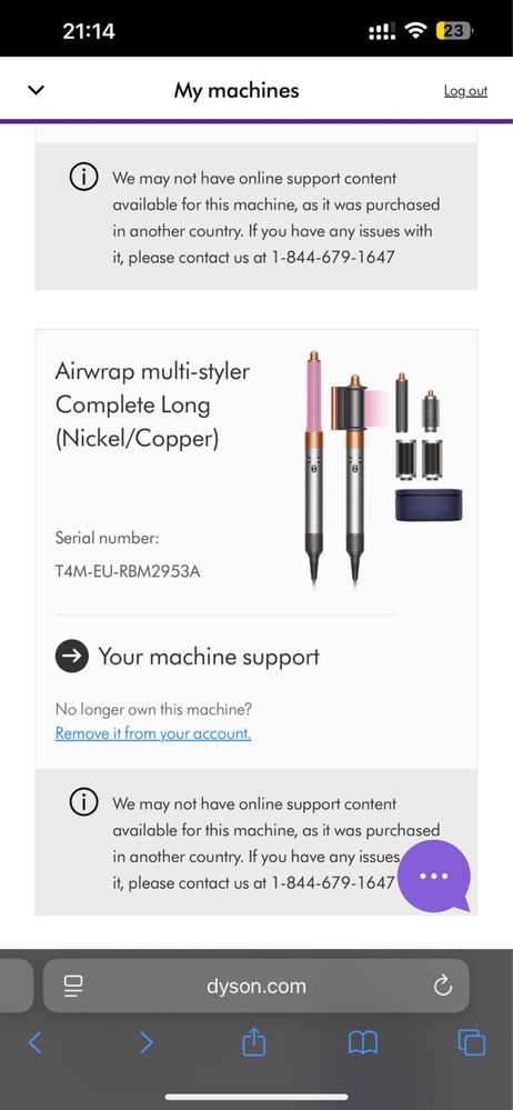 Стайлер Дайсон Dyson complete long airwrap