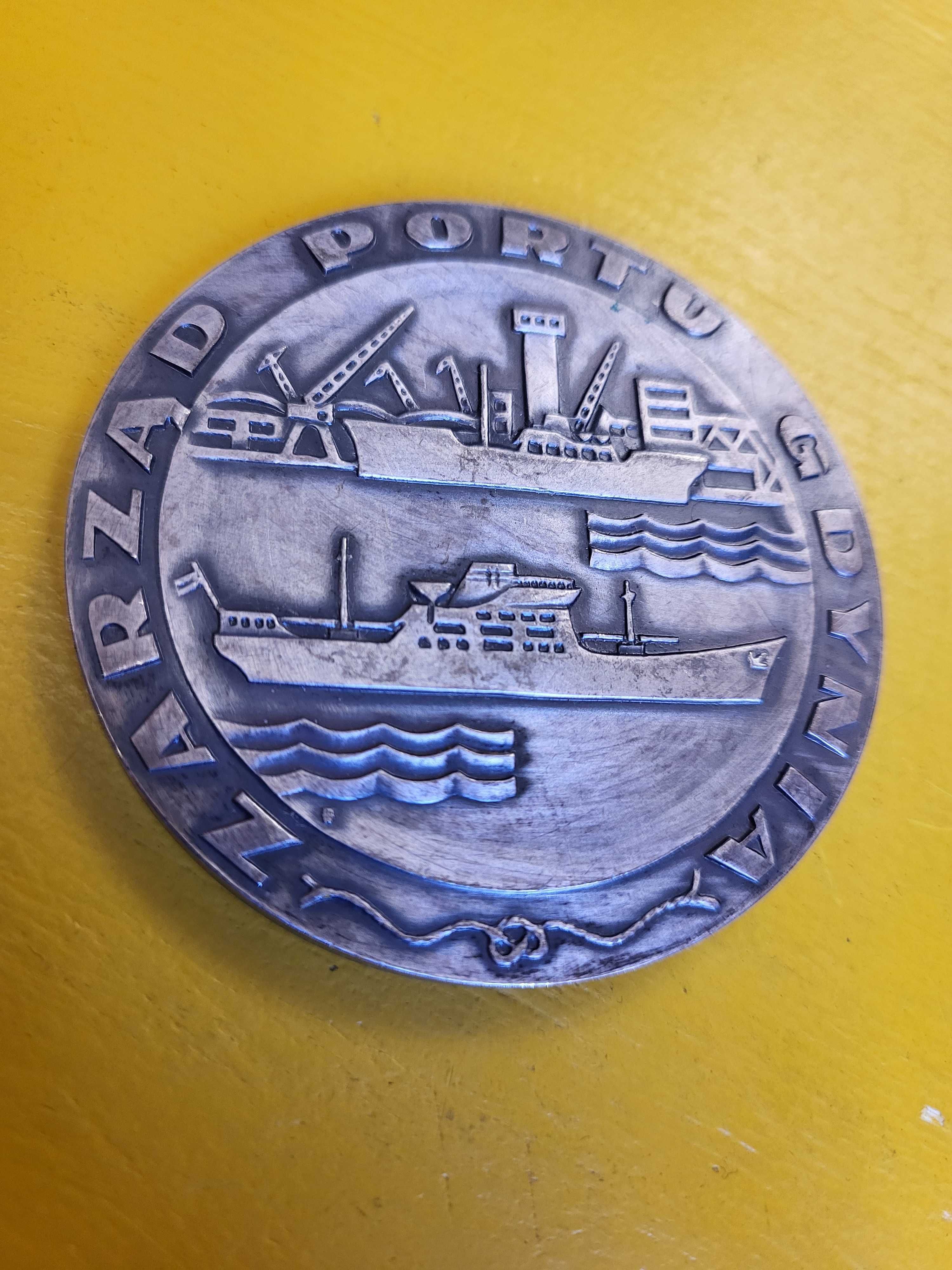 Stary Medal Stocznia Gdańska Zarząd Portu Gdynia 1922 - 1972 PRL