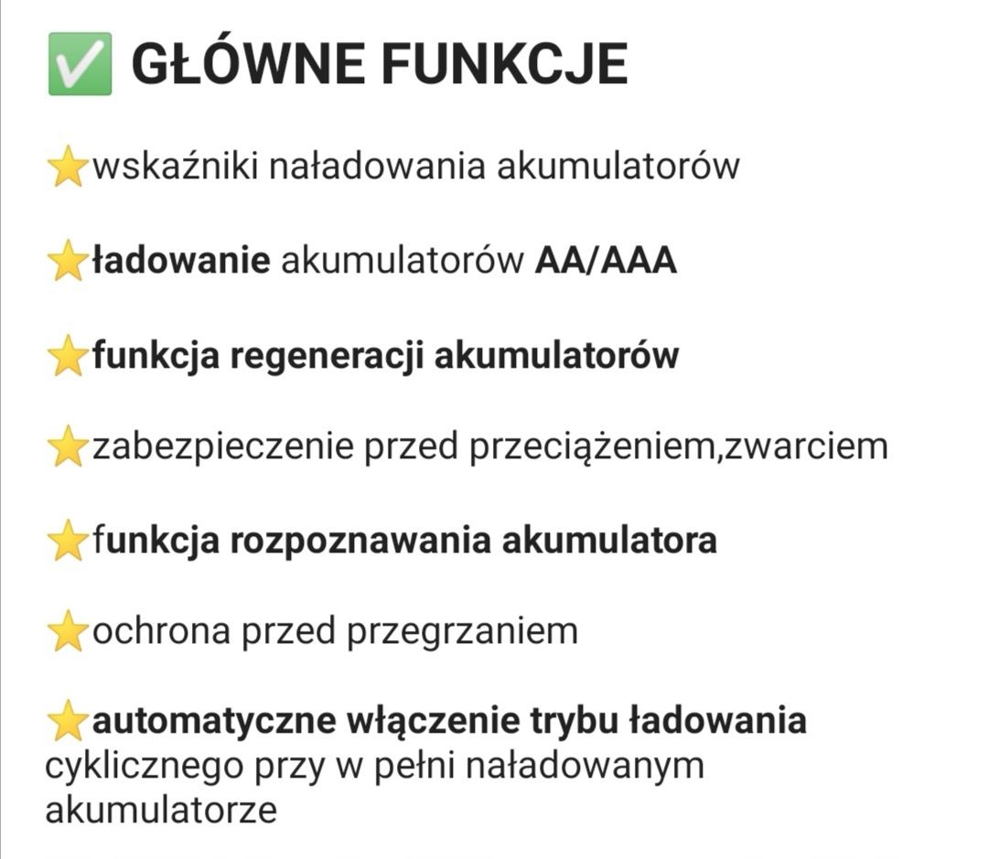 Ładowarka do baterii akumulatorków