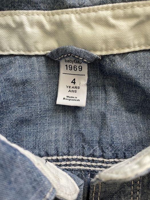 Сорочка джинсова на хлопчика Gap 4 роки Зріст 104-110 см