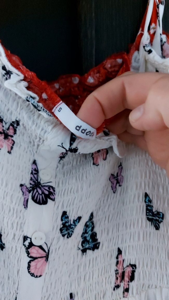 Dwie sukienki dziewczęce crop S