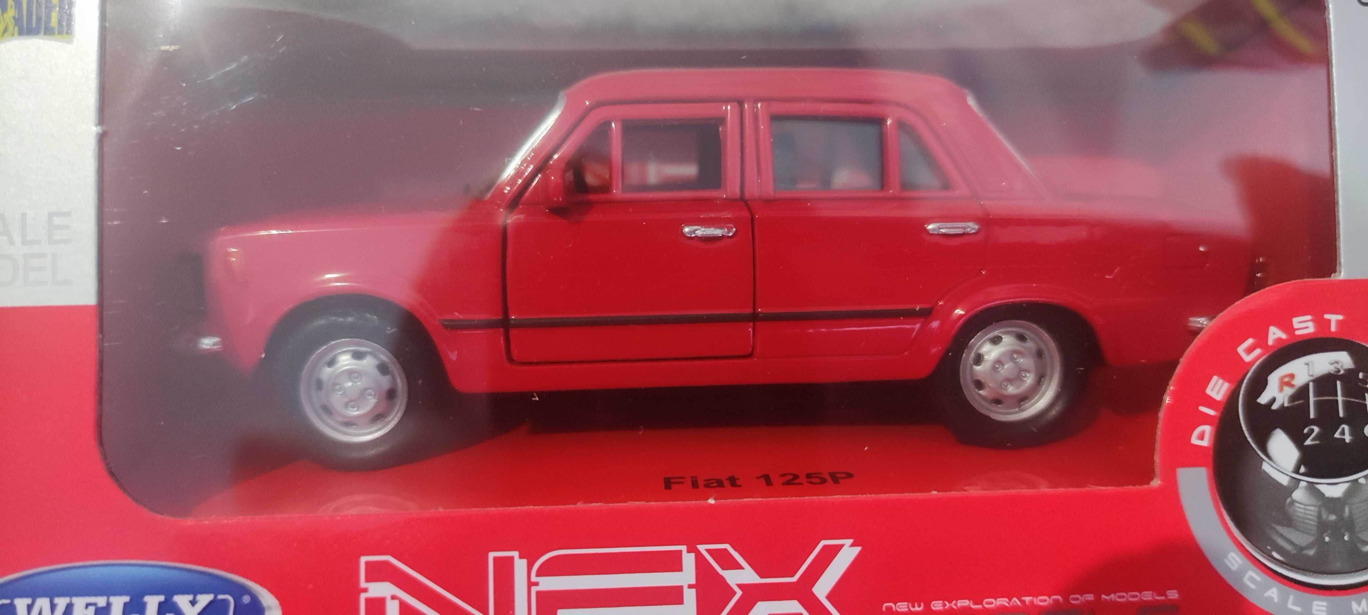 WELLY FIAT 125P 1:34 czerwony