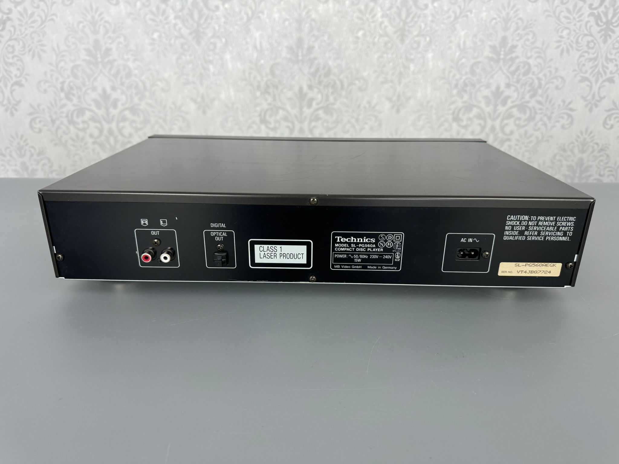 Odtwarzacz CD Technics SL-PG560A Jog Search MASH TOP
