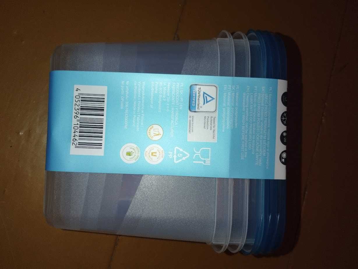 Zestaw pojemników Smukee 3 szt. 1L