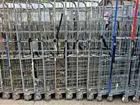 Wózek Kosz Box Transportowy Rollkontener Magazynowy Siatkowy Kurierski