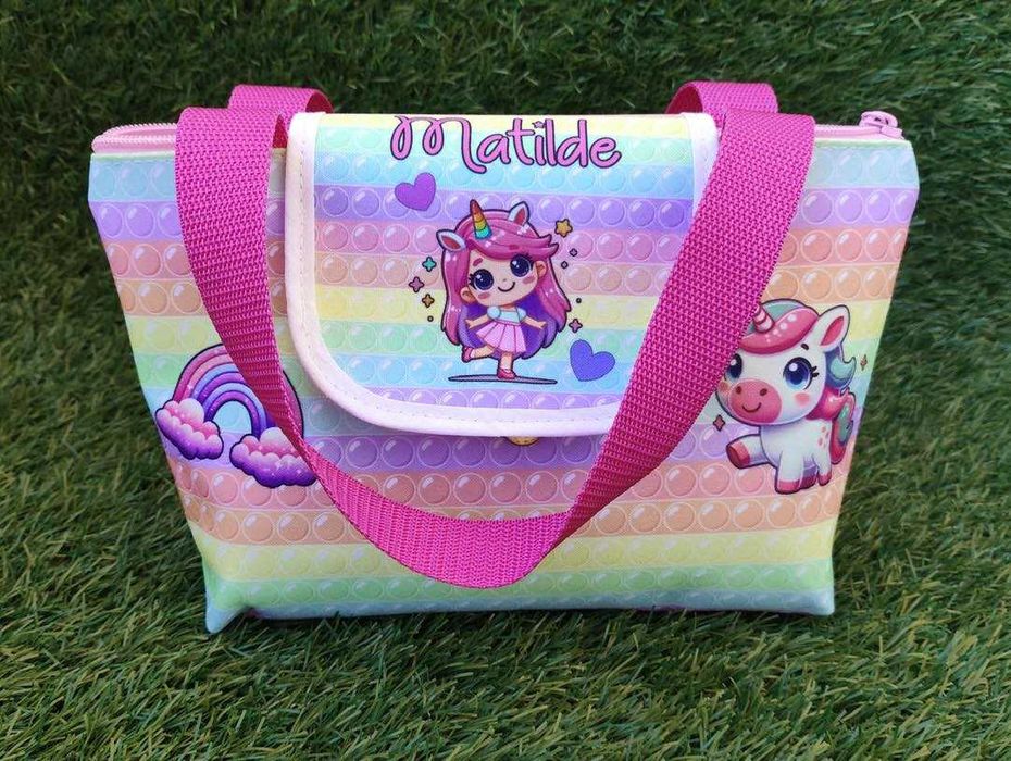 Conjunto Mala, estojo e caderno