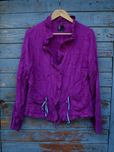 Didi Adds Flavour fioletowy żakiet marynarka 100% len 42 XL madam hit