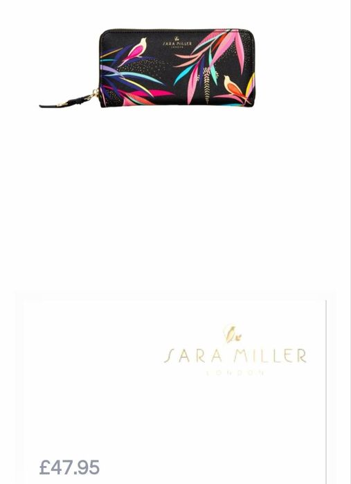 Подарок стильный дизайнерскиий кошелек "Sara Miller"