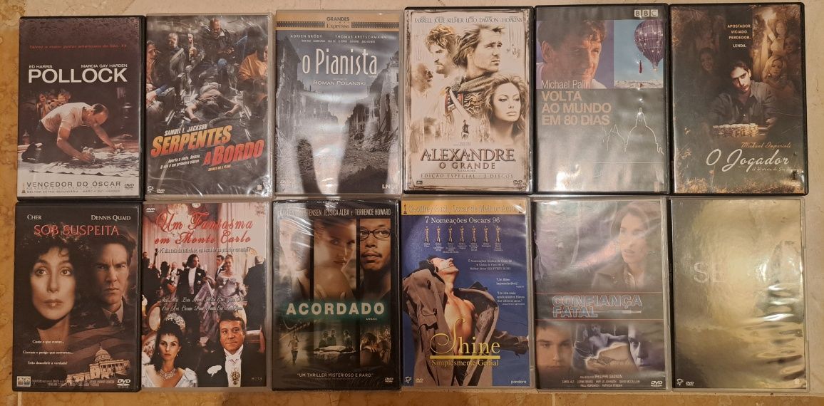 Diversos dvd, alguns ainda sem serem abertos