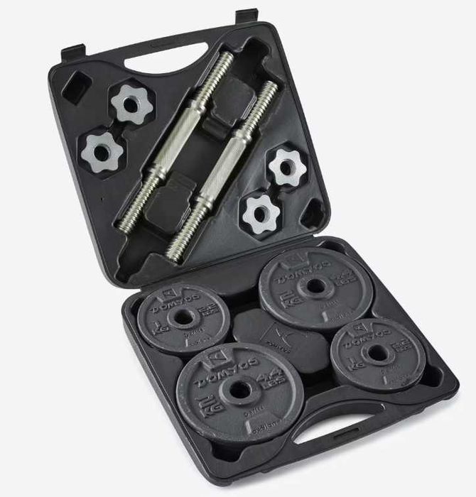 Halteres de Musculação 20 kg (Conjunto)