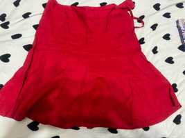 Czerwona  spódnica z TU rozmiar 16
