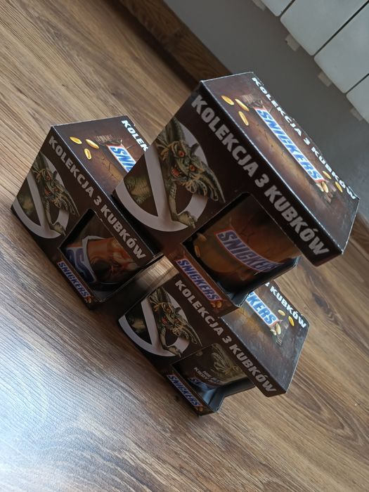 Kubki Snickers Gremliny - kolekcja trzech kubków