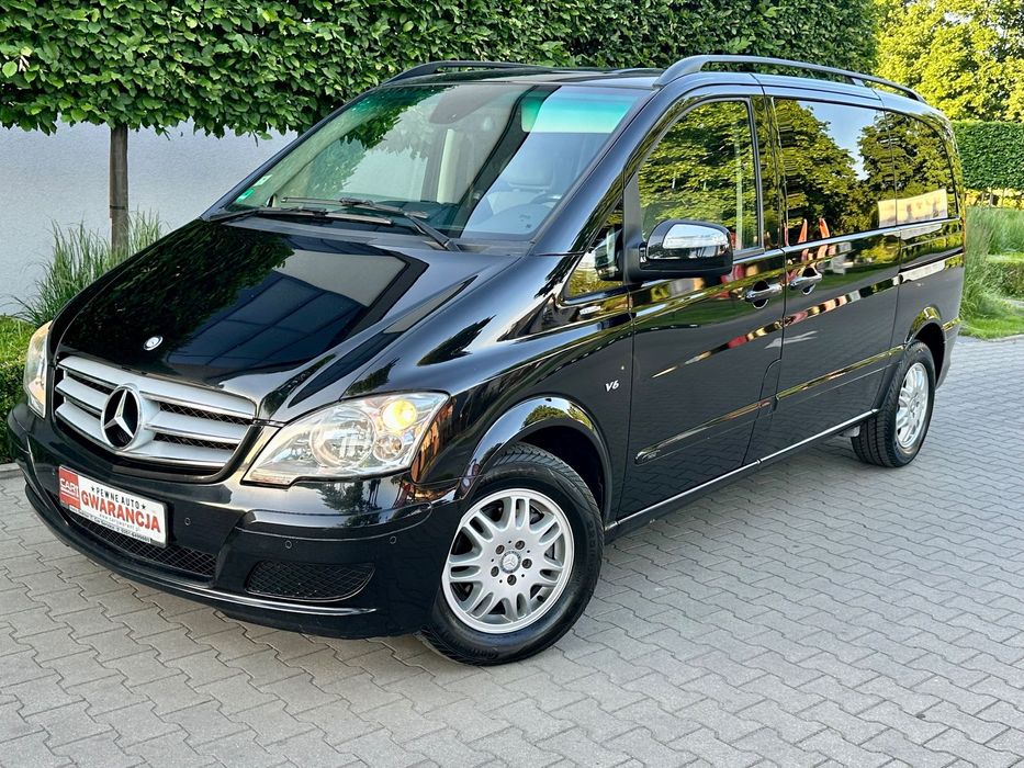Mercedes-Benz Viano 3.0Cdi 224KM Jasne skóry 7-os kamera piękny zadbany Gwarancja