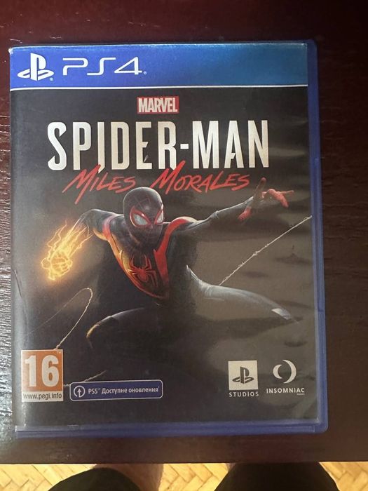 Игра для ps4 ps5 Spider Man Miles Morales