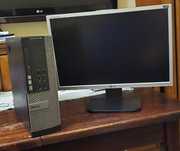 Komputer stacjonarny + monitor LG