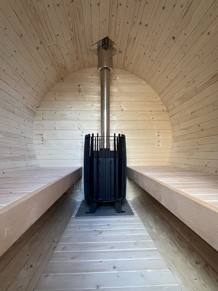Sauna Ogrodowa 230x235x350cm Beczka Bania