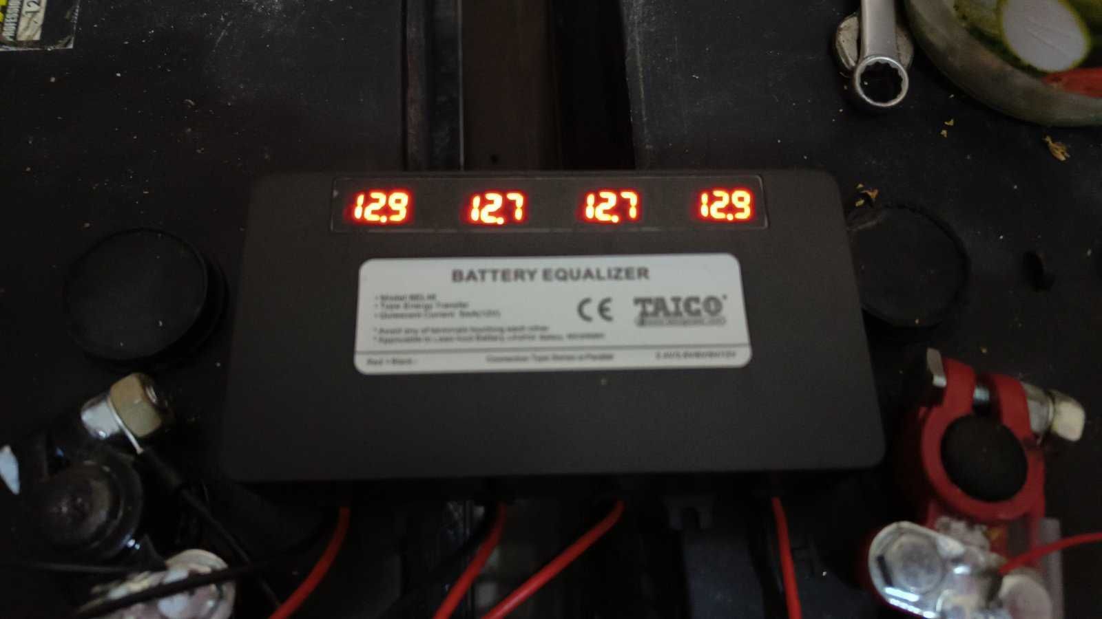 Балансир АКБ Battery Equalizer HA02 24/36/48В встроенными вольтметрами