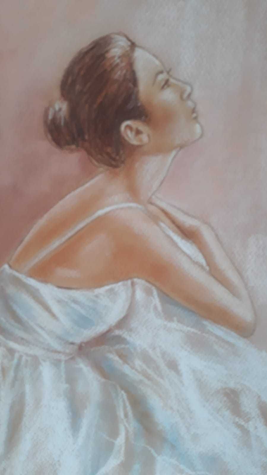 Obraz "Baletnica 1". Pastel.