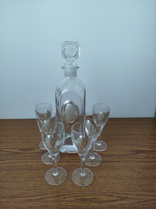 Zestaw karafka i kieliszki