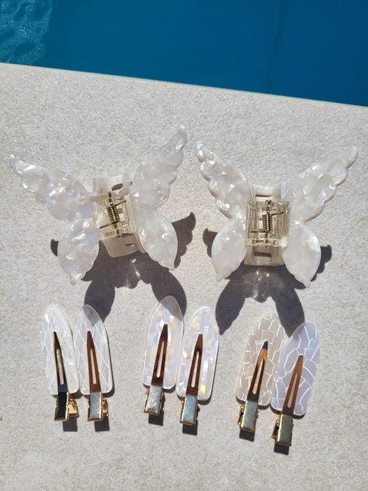 Заколка зажим що не заламує волосся, прищіпка для волосся, затискач