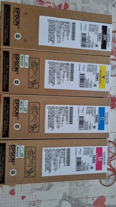 Tusze Epson: BK-T9481,C-T9482,M-T9483,Y-T9484 komplet.