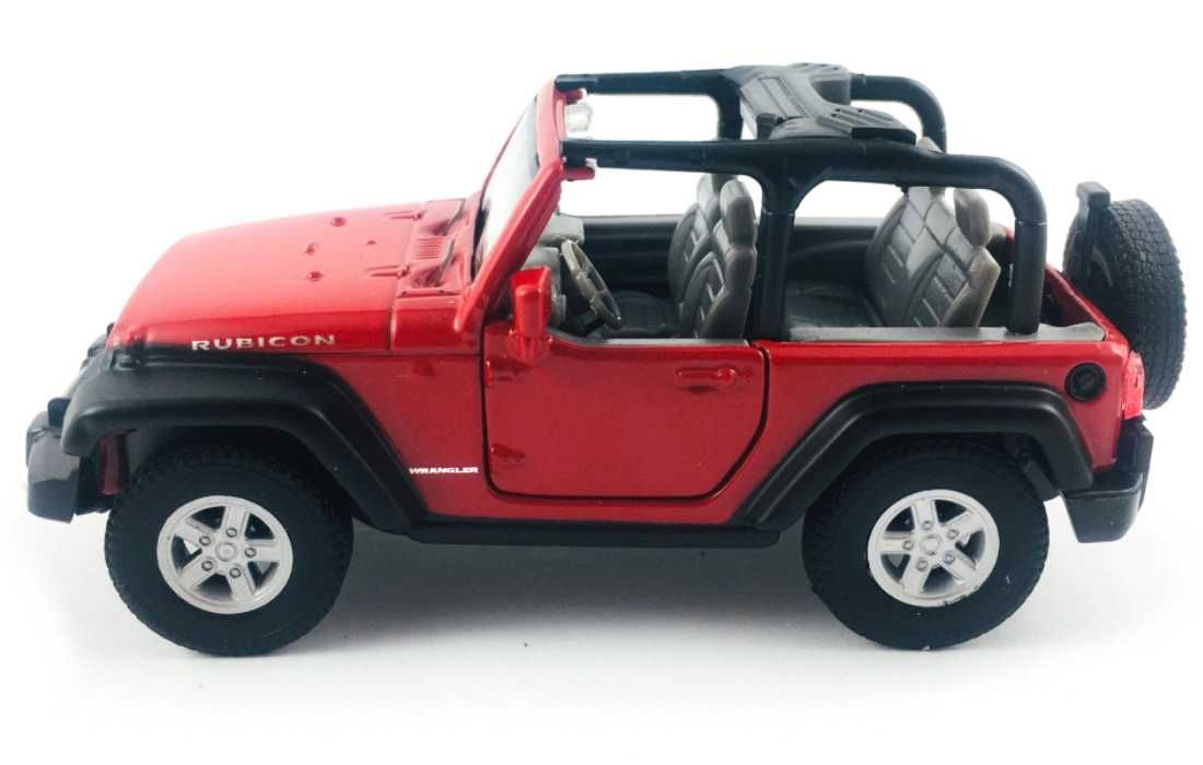 Jeep Wrangler Rubicon model WELLY 1:34 Czerwony