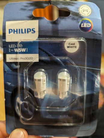 Led - T10 w5w Philips Ultinon Pro 3000 drl